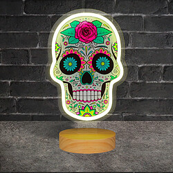 SkyLantern Lampe Neon Dia de Los Muertos sur Pied 