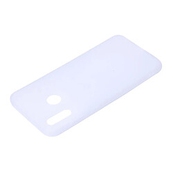 Acheter Coque en TPU solide mou mat de couleur blanc pour votre Huawei Honor Play