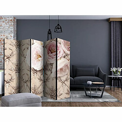 Paris Prix Paravent 5 Volets Romantic Beige 172x225cm