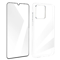 Bigben Coque pour Realme Note 50 Silicone Souple Verre Trempé Dureté 9H Transparent