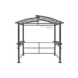 Avis Vente-Unique Abri pour barbecue en acier L240 x l150 x H230 cm - EMBERIO