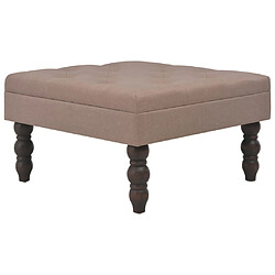 vidaXL Tabouret Marron 60x60x36 cm Polyester