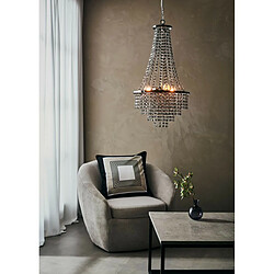 Markslojd Chandelier Allington Métal Chrome noir 3 ampoules 68cm