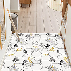 LUUCOZK Tapis de porte avant antidérapant pour entrée intérieure – Motif 7 vertical-120x160cm 