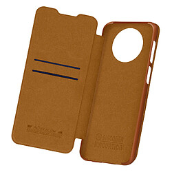 Etui Xiaomi Redmi Note 9T 5G Porte-carte Cuir Véritable Qin Nillkin marron