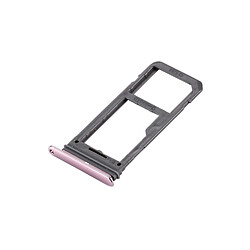 Wewoo Tiroir de Carte SIM rose pour Samsung Galaxy S8 SIM + Plateau Micro SD / SIM pièce détachée pas cher