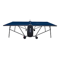 COUGAR - Table de Ping Pong Interieur Deluxe 2800 Bleue | Ping Pong de Table Pieds Réglables, Filet Inclus | Tennis de Table Cadre Robuste Métal Noir | Rangement Facile Garantie 2 ans