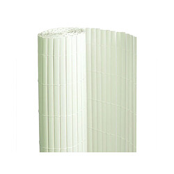 JARDIéco Canisse PVC double face Blanc 6 m - 2 rouleaux de 3 x 1 m - Jardideco