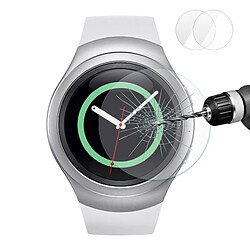 Wewoo Film protecteur écran pour Samsung Gear S2 Smartwatch 0.2mm 9 H Dureté de Surface 2.15 D Antidéflagrant En Verre Trempé D'écran 2 PCS