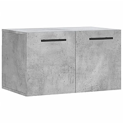 Maison Chic Armoire murale,Meuble de Rangement pour salon,cuisine Gris béton 60x36,5x35 cm Bois d'ingénierie -MN12439