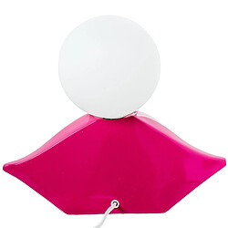 Avis Lampe de bureau Alexandra House Living Rose Acrylique Plastique Mélamine 33 x 29 x 16 cm Lèvres