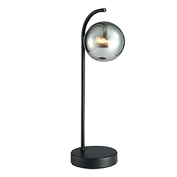 SPRING Lampe de Table Contemporaine Globe Noir, Verre