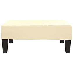 Avis Maison Chic Repose-pied,Tabouret confortable Crème 78x56x32 cm Similicuir -MN40763