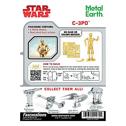 Avis Graines Creatives Maquette 3D en métal Star Wars - C-3PO d'or