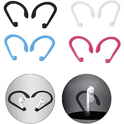 Avis Shot Pack accessoires pour Airpods (Fils + Tour D'oreilles + Accroche Oreilles) Silicone (BLANC)