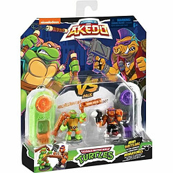 Acheter Figures de combat Teenage Mutant Ninja Turtles Legends of Akedo: Michelangelo vs Evil Bepop