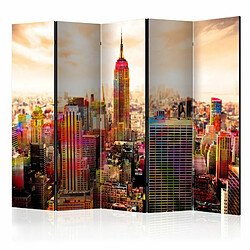 Paris Prix Paravent 5 Volets Colors of New York City III 172x225cm 