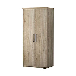 Avis Mes Armoire 2 portes 80x52x183 cm décor chêne - MIKE