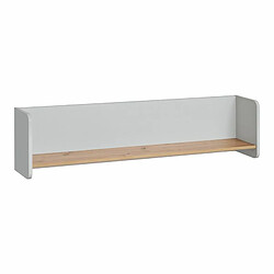 Paris Prix Étagère Murale Design Vivero 134cm Gris & Naturel 