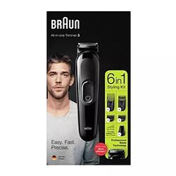 Tondeuse à cheveux 6 en 1 Braun MGK 3235/ avec batterie/ 6 accessoires