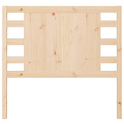 Avis Maison Chic Tête de lit scandinave pour lit adulte,Meuble de chambre 96x4x100 cm Bois massif de pin -MN87193