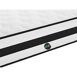 Acheter Vente-Unique Matelas naturel 160 x 200 cm ressorts ensachés 5 zones ép.24cm - AGATHE de NATUREA