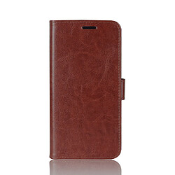 Etui en PU magnétique marron pour votre Samsung Galaxy S10