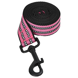 Acheter vidaXL Harnais pour chien avec laisse et collier réglables rose XL