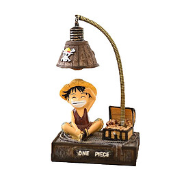 Universal Luffy One Piece Petite Nuit Lumière de nuit Anime Kits de garage Résine Artisanat Ornement 