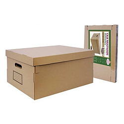 Totalcadeau Boîte multi-usage en carton marron Mesure - 36.5 x 28.5 x 16.5 cm pas cher Boîte multi-usage en carton marron Mesure - 36.5 x 28.5 x 16.5 cm