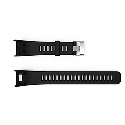 Wewoo Bracelet pour montre connectée Dragonne Sport en silicone Garmin Vivosmart HR 1 Noir