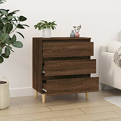 Avis Maison Chic Buffet,Meuble de Rangement,commode pour salon,Cuisine Chêne marron 60x35x70 cm Bois d'ingénierie -MN16276