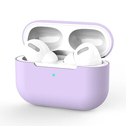 Wewoo Coque Pour AirPods Pro 3 Housse de protection sans fil en silicone écouteurs boucle Violet 