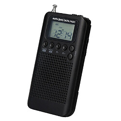 suis fm radio portable noir