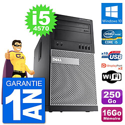 PC Tour Dell 9020 Intel Core i5-4570 RAM 16Go Disque Dur 250Go Windows 10 Wifi · Occasion 