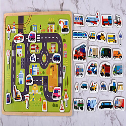 Acheter Universal Puzzles magnétiques en bois Jeux d'animaux et de véhicules Enfants Bébés Éducation précoce Apprentissage Jouets Puzzles Puzzle pour enfants |