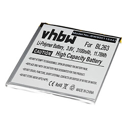 vhbw Li-Polymère batterie 3100mAh (3.85V) pour téléphone portable mobil smartphone Lenovo K80M, K920, Z2 Pro Exclusive Edition 