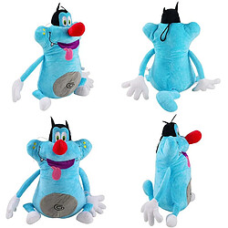 Universal Le chat Oggy et le cafard, la poupée en peluche.(Bleu)