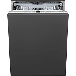 Smeg ST311CS Lave-Vaisselle 1800W 240V 51dB 13 Couverts Intégrable Métal Noir 