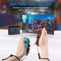 Avis Manette de jeu Joy-Con sans fil, Joystick, gauche/droite pour nintendo Switch  -  Bleu / Rose 