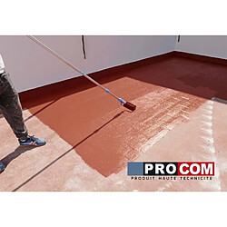 Acheter PRO COM Peinture, résine d'étanchéité imperméabilisation terrasse circulable, balcon, sols extérieurs, béton, plusieurs coloris PROCOM-10 litres-Terre cuite