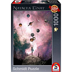 Schmidt Spiele- Natacha Einat, Planète Sehnsucht, Puzzle de 1000 pièces, 59903, Coloré 