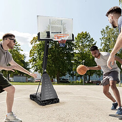 Bumber Panier de Basket sur Pied Mobile "Cleveland" Hauteur Réglable de 2,30m à 3,05m (7,5' a 10') pas cher