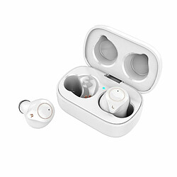 T1 Tws Support Aptx Acc Tws True Wireless Bluetooth 5.0 Écouteur Cvc8 Annulation Du Bruit Avec Bass Hd Mic Headset Écouteurs Blanc 