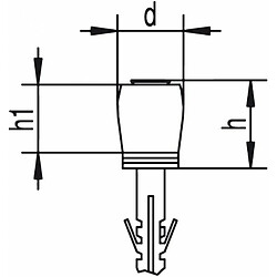 Acheter HELM 458 Du Butée plastique avec vis