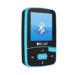 Wewoo Lecteur MP3 Sport Bluetooth MP3 8gb Clip Mini avec support d'écran FM, enregistrement, E-Book, Horloge, Podomètre Bleu 8GB