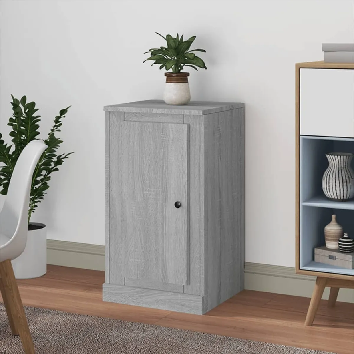 Maison Chic Buffet,Meuble de Rangement,commode pour salon,Cuisine sonoma gris 37,5x35,5x67,5 cm bois d'ingénierie -MN84729