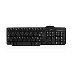 Act Editions ACT AC5475 clavier USB AZERTY Belge Noir 