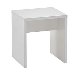 Mes Tabouret 40x35x44,cm blanc 