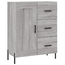 Maison Chic Buffet,Meuble de Rangement,commode pour salon,Cuisine sonoma gris 69,5x34x90 cm bois d'ingénierie -MN46911